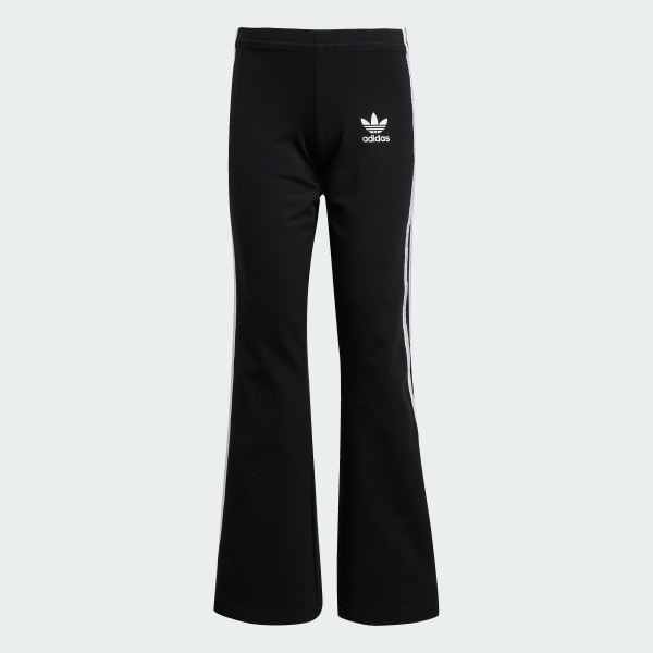 Conjunto de Top Holgado y Calzas Acampanadas Kids Negro adidas