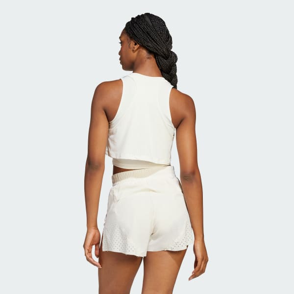 Blanco musculosa de Entrenamiento 2 en 1 Cool Intensity