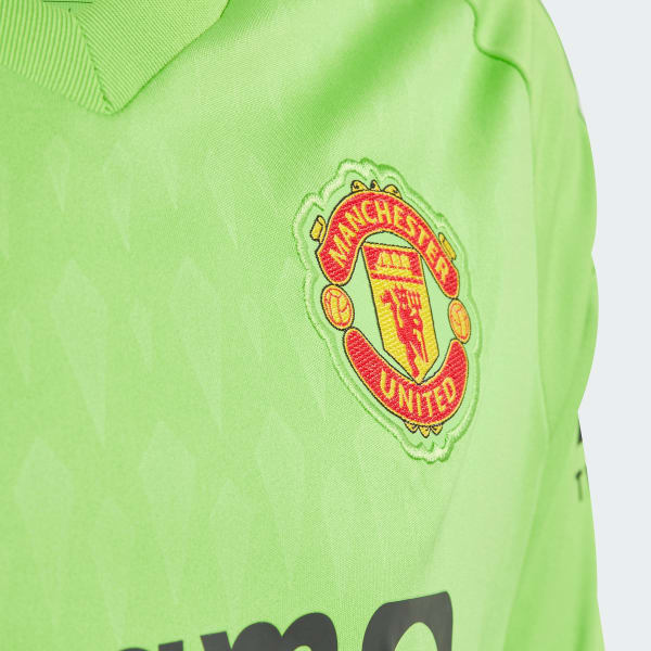 zelená Dres Manchester United Tiro 23 Long Sleeve Goalkeeper Kids