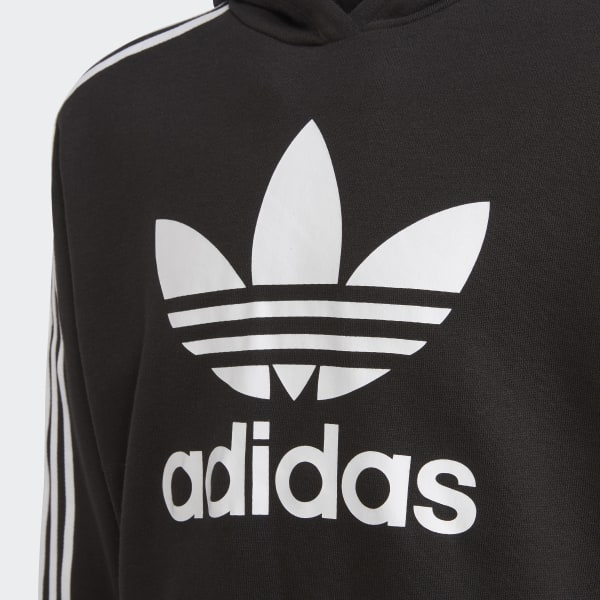 adidas Adicolor Cropped Hoodie - Black | H32337 | adidas US