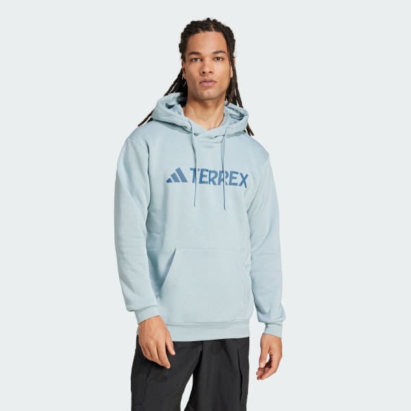 Grey Terrex Multi Large Logo Hoodie