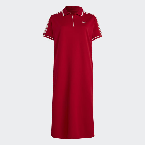 Rood Thebe Magugu Reg Jurk (Grote Maat) E1634