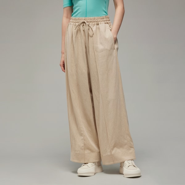 Twill wide 2024 leg pants