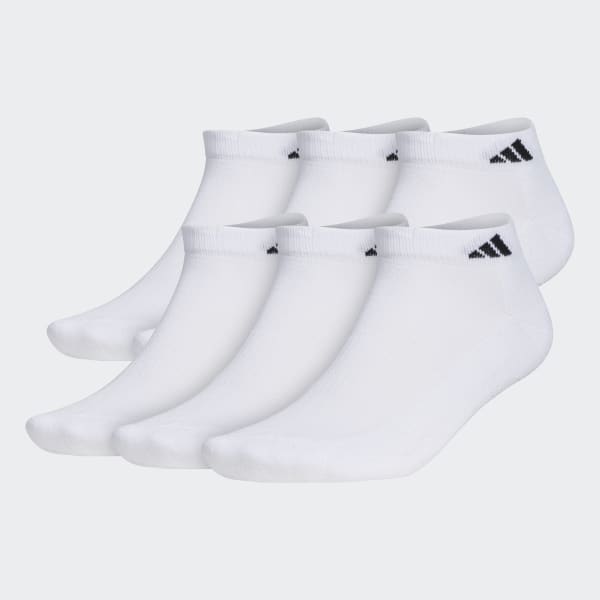White Athletic Cushioned Low Socks 6 Pairs
