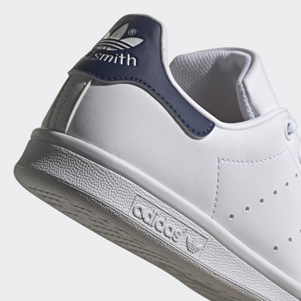 adidas Stan Smith Cloud White Dark Blue (GS) Kids' - H68621 - GB