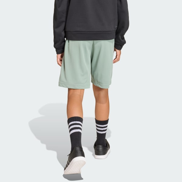 สีเขียว กางเกงเทรนนิงขาสั้น ADIDAS MINECRAFT