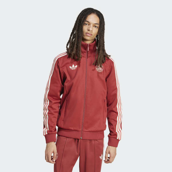 アディダス FCバイエルン トラックトップ（ジャージ） - レッド