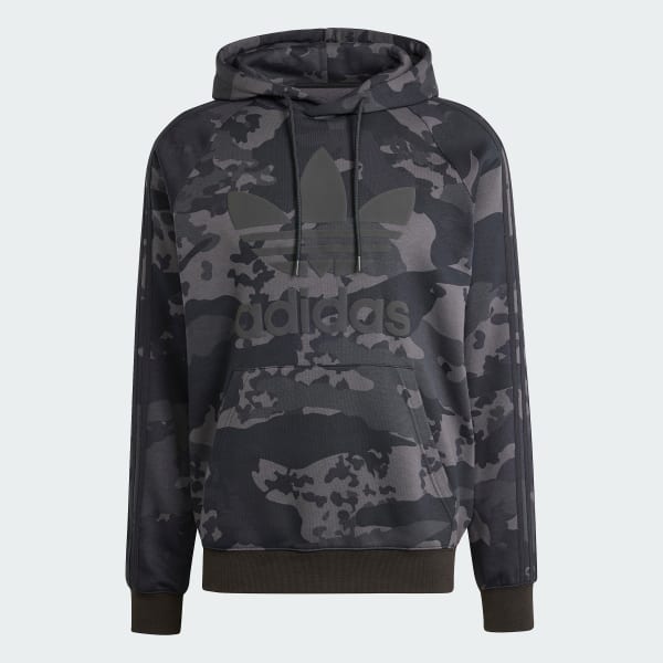 Adidas trefoil camo hoodie hotsell