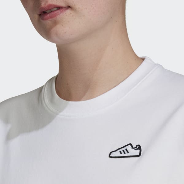 Adidas mini outlet embroidery tee