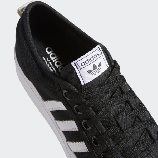 adidas black platform shoes