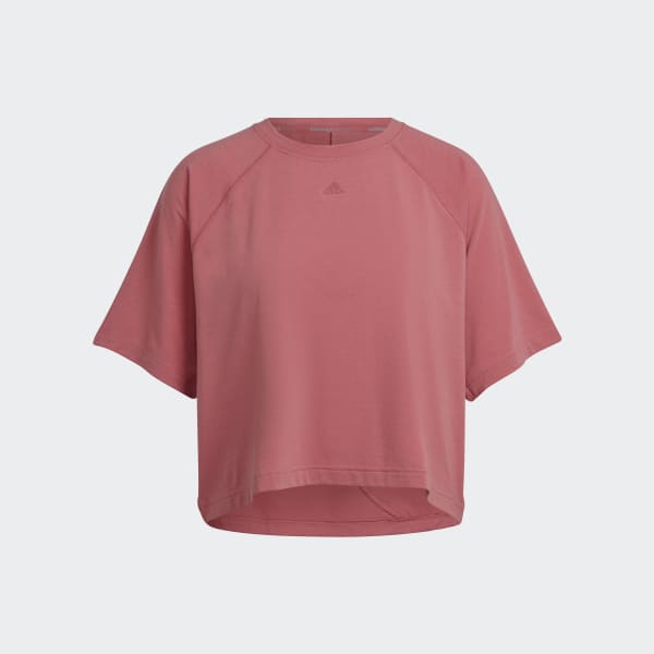 Adidas id cropped tee store