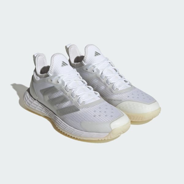 White Adizero Ubersonic 4.1 Tennis Shoes