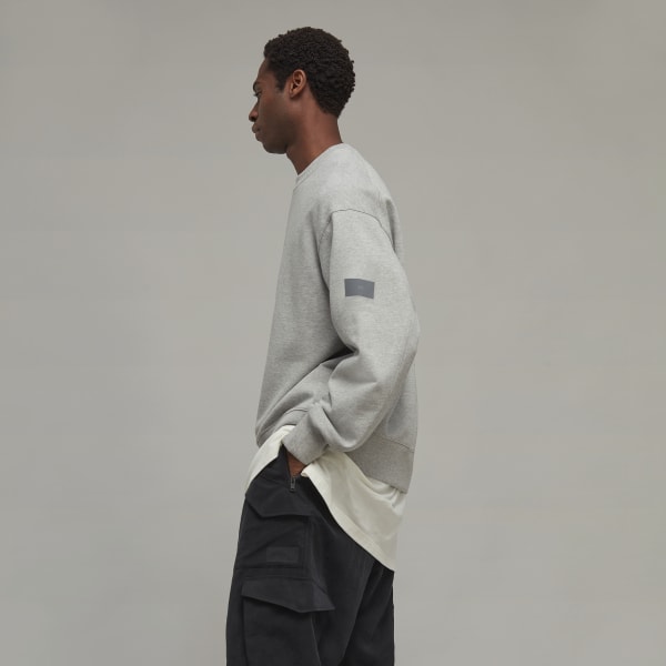Grau Y-3 Organic Cotton Terry Sweatshirt