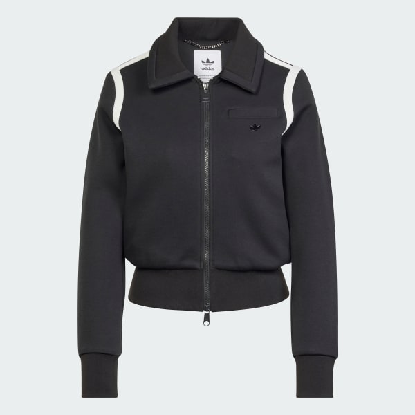 Hitam Track Top Collared Originals Premium