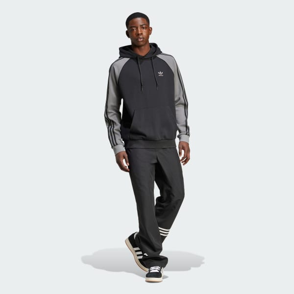 Black Colorblocked SST Hoodie
