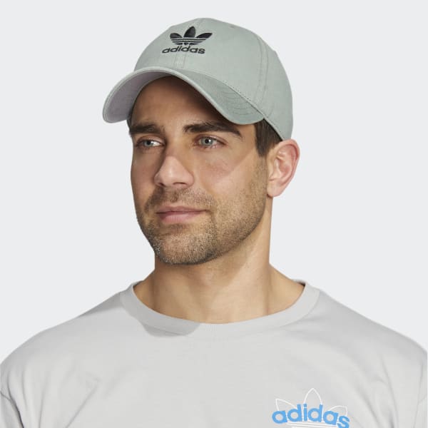 adidas Relaxed StrapBack Hat Silver Men's Lifestyle adidas US