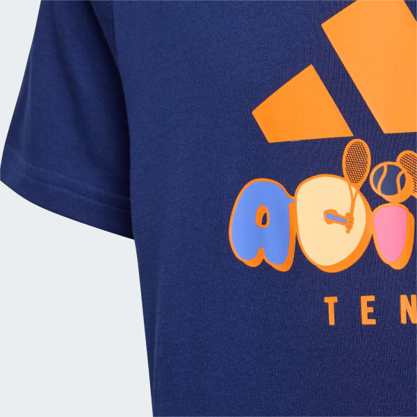 Azul camiseta Graphic Tennis Category para Niños