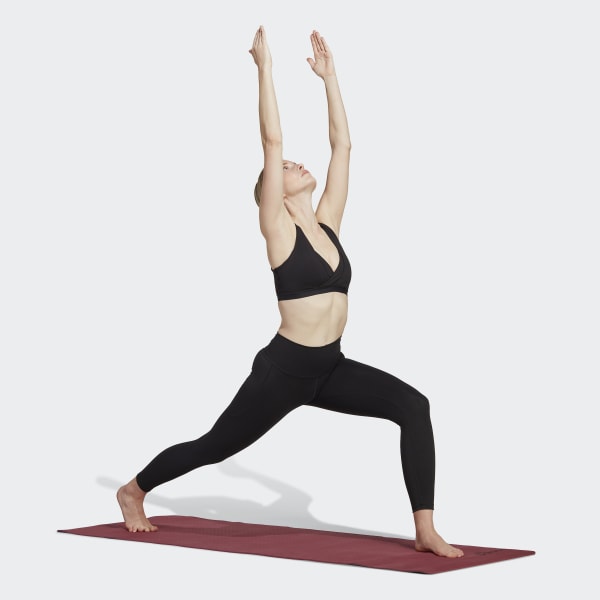 adidas - Essentials Yoga Light-Support Bra Women\'s Studio | Black adidas | US Nursing Yoga