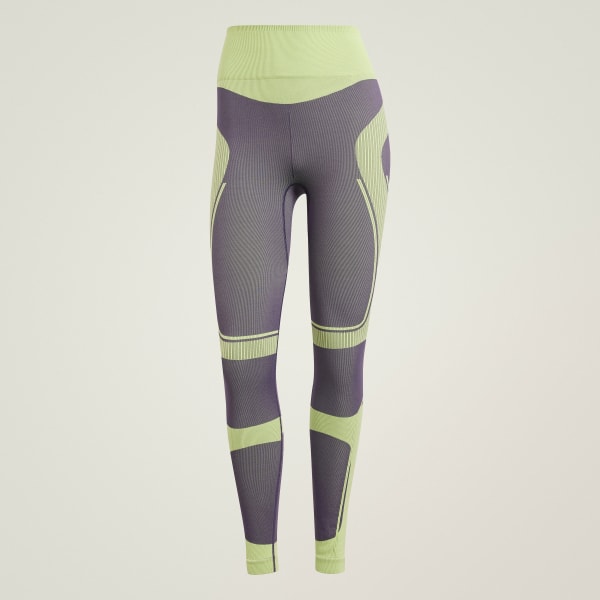 Purple adidas by Stella McCartney TrueNature Ski Seamless Leggings