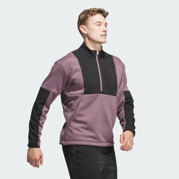 fialová Mikina Go-To Dwr Hybrid Half Zip