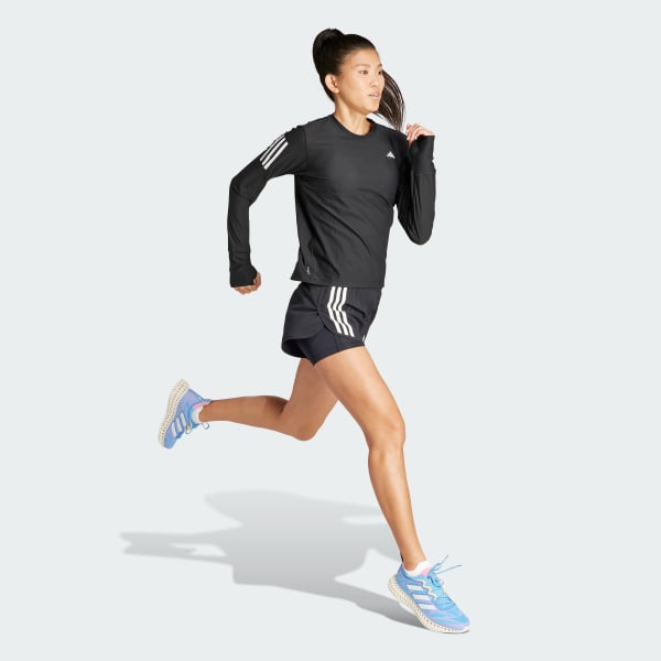 adidas Own The Run Long Sleeve Tee - Black | Women's Running | adidas US