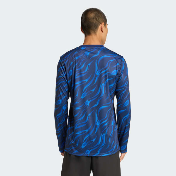 ブルー プラクティス 長袖ジャージ