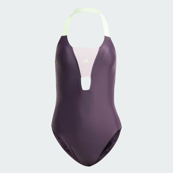 Violet Maillot de bain Sportswear Colorblock