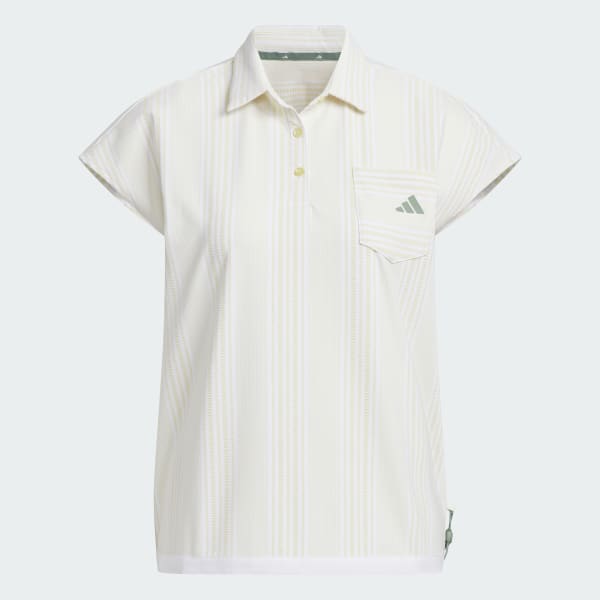 アディダス 【ゴルフ】シアサッカー 半袖ポロシャツ - イエロー