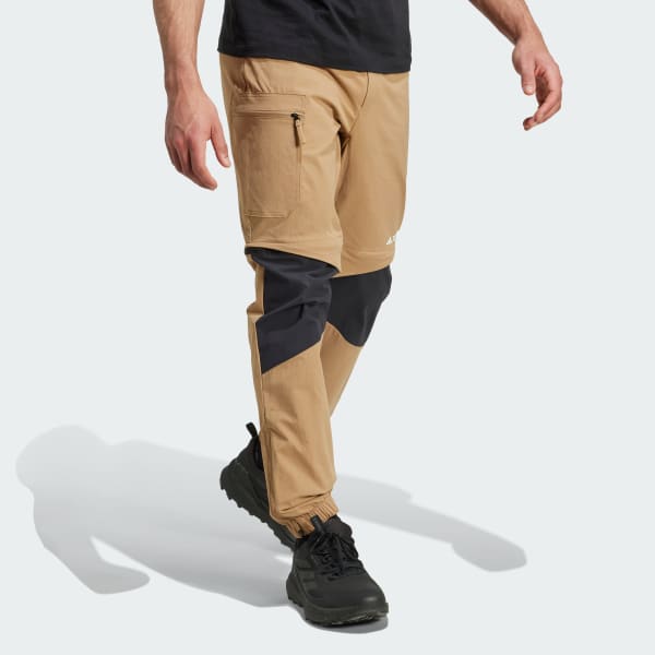 Marrone Pantaloni da hiking Terrex Utilitas Zip-Off