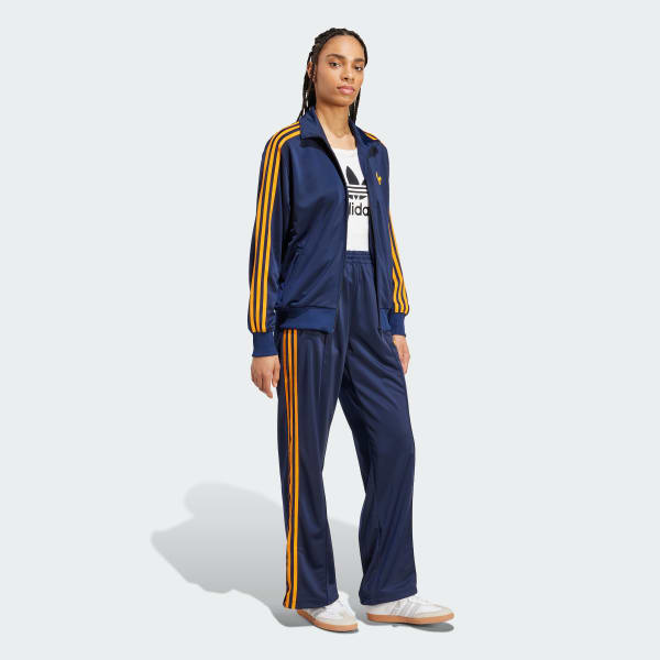 Niebieski Bluza dresowa Adicolor Classic Firebird Loose