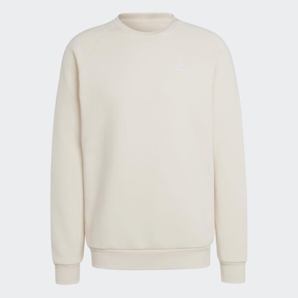 White Trefoil Essentials Crewneck Sweatshirt