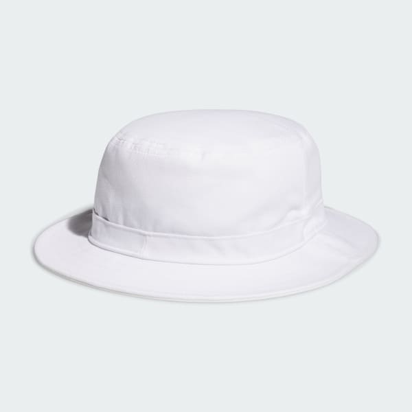 White Solid Bucket Hat