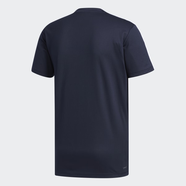 Azul Polera Designed 2 Move 3 Franjas