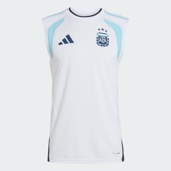 Blanco Camiseta sin mangas de entrenamiento Tiro Pro de la Selección Argentina 26