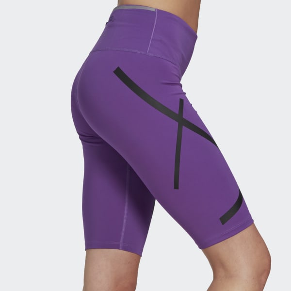 Roxo Calções de Ciclismo TruePace adidas by Stella McCartney