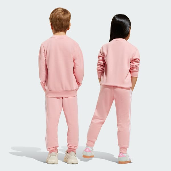 Rose Ensemble sweat-shirt ras-du-cou Adicolor Enfants