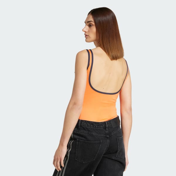 Oransje Linear Logo Bodysuit