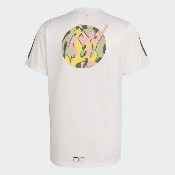 Branco T-shirt da Maratona de Berlim 2022 EBT39