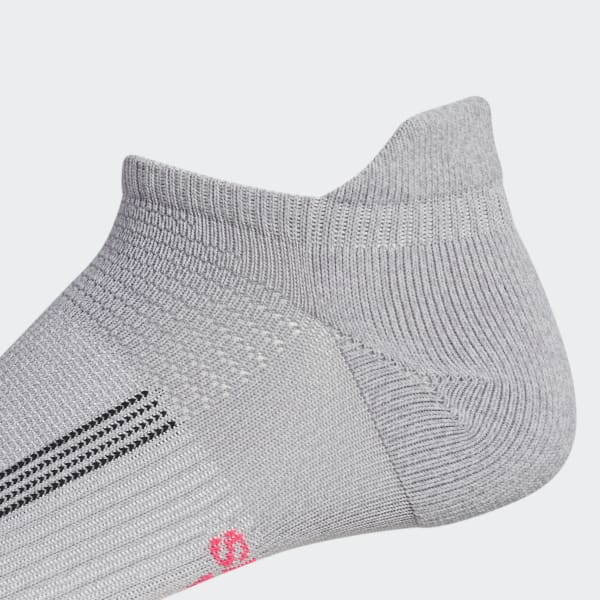 Grey Running Superlite Tabbed No-Show Socks 2 Pairs