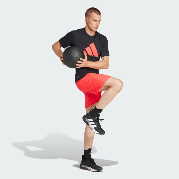 Black Train Essentials Feelready Logo Training Tee