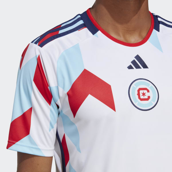 Adidas Chicago Fire 23/24 Away Authentic Jersey White L Mens