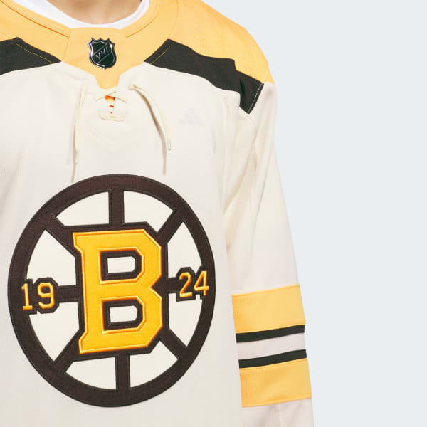 Adidas Bruins Anniversary Home Jersey Black L (52) - Mens Hockey Jerseys
