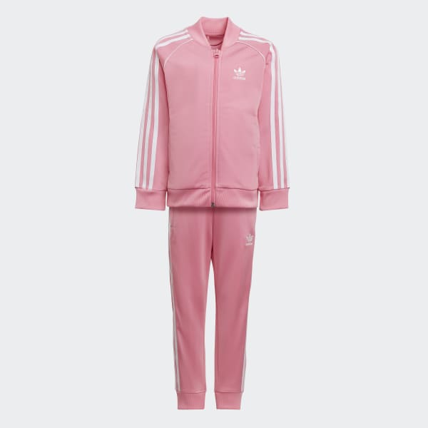 Kids\' Adicolor 👕 Lifestyle adidas 👕 Track adidas | SST Suit Pink - | US