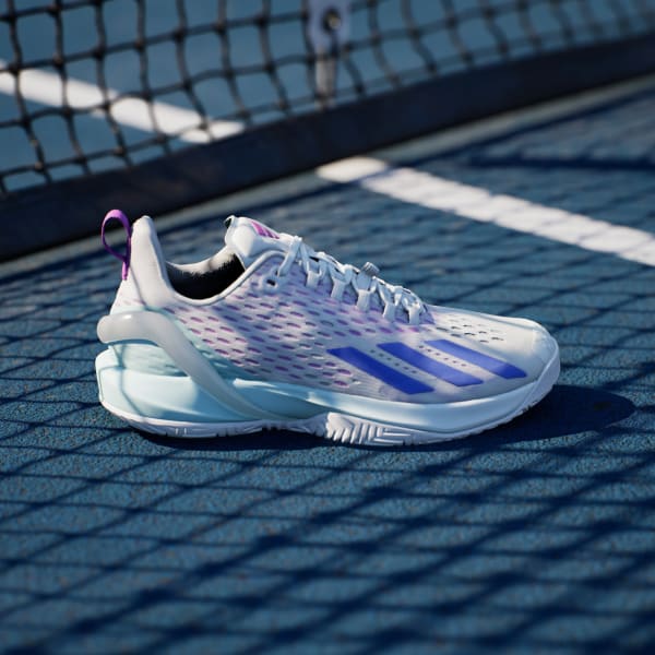 Blanc Chaussure de tennis adizero Cybersonic