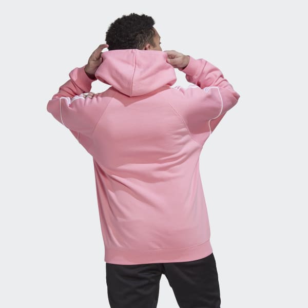 Rosa Camisola com Capuz adidas Rekive
