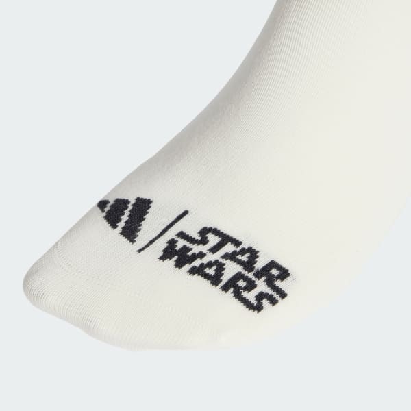 White ADIDAS STAR WARS MANDALORIAN ADULTS SOCKS
