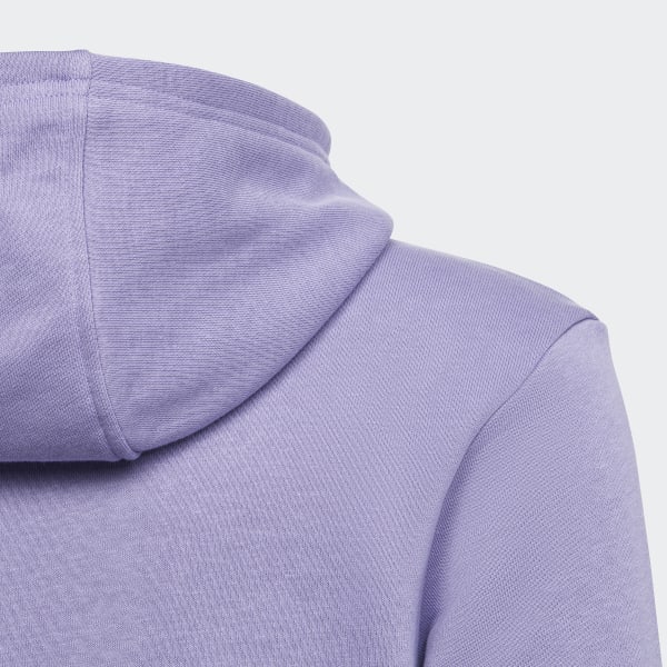 Fioletowy Trefoil Hoodie