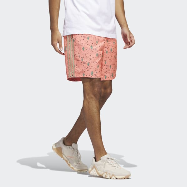 Orange Adicross Desert Loose Fit 7.5-Inch Golf Shorts
