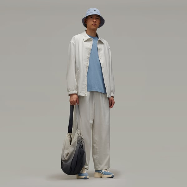 Grey Y-3 Sport Uniform 3-Stripes Jacket