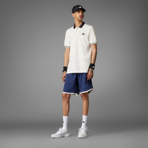 Branco Camisa Polo adidas Heritage Tennis